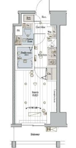 メイクスデザイン川崎Ⅱ 7階 間取り図