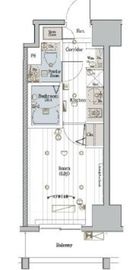 メイクスデザイン川崎Ⅱ 7階 間取り図
