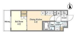 ベルファース三軒茶屋 404 間取り図