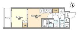 ベルファース三軒茶屋 401 間取り図