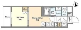 ベルファース三軒茶屋 406 間取り図