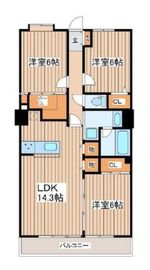 東京グランファースト 20階 間取り図