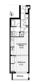 デュオスカーラ新宿Ⅱ 12階 間取り図