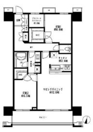 THE KOSUGI TOWER 14階 間取り図