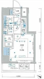 ジェノヴィア川崎駅グリーンヴェール 2階 間取り図