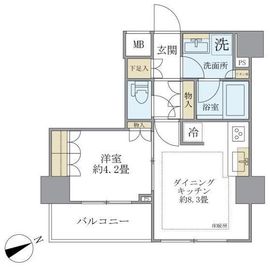 ブリリア日本橋茅場町 9階 間取り図