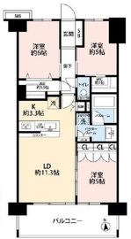 ヴェレーナシティ東京イーストガーデンズ 5階 間取り図