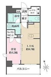 デュオステージ宮崎台 5階 間取り図