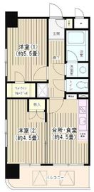 ヴィラコート横浜 201 間取り図