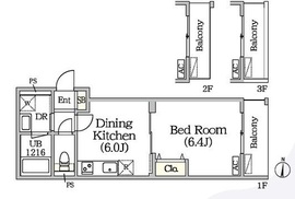 エルタスコート桜台 303 間取り図