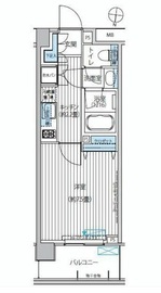 カスタリア目黒平町 306 間取り図