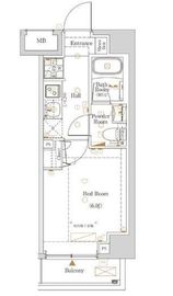 KNOTS新丸子 2階 間取り図
