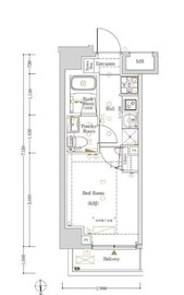 KNOTS新丸子 306 間取り図
