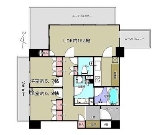 グランフォルム池田山 3階 間取り図