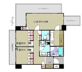 グランフォルム池田山 3階 間取り図