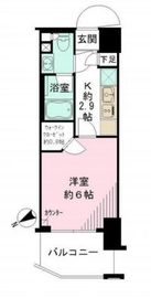 パークリュクス門前仲町mono 2階 間取り図