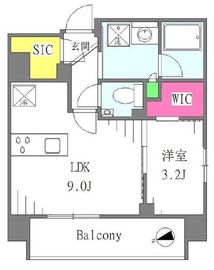 デュオヴェール浅草 4階 間取り図