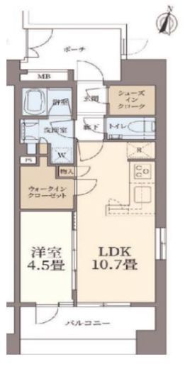 クレヴィア本郷春日ステーションフロント 7階 間取り図