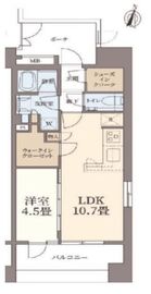 クレヴィア本郷春日ステーションフロント 7階 間取り図