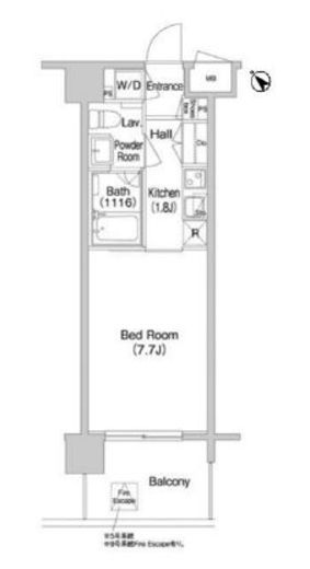 コンフォリア南砂町 205 間取り図