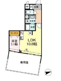 BLESS志村坂上 105 間取り図