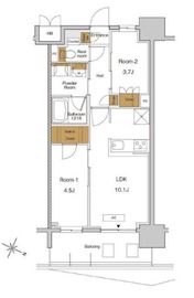 RJRプレシア東十条ガーデン 525 間取り図