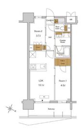 RJRプレシア東十条ガーデン 320 間取り図