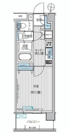 カスタリア目黒平町 106 間取り図