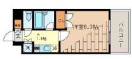 フォレシティ両国 202 間取り図