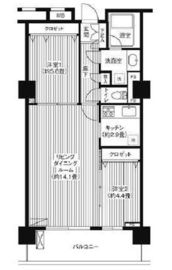 グランピラー高井戸 402 間取り図