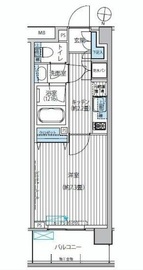 カスタリア目黒平町 207 間取り図