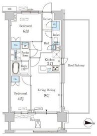 オアーゼ池上テラス 807 間取り図