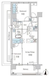 オアーゼ池上テラス 805 間取り図