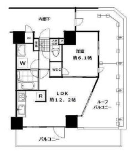 インプレスト目白ヒルズ 6階 間取り図