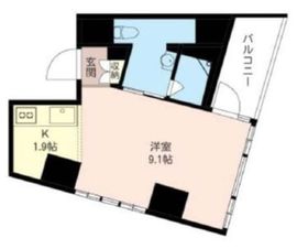 エスティメゾン板橋C6 610 間取り図