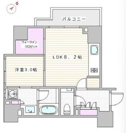 インプレストコア代官山 11階 間取り図
