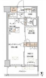 プライムネクサス大森北 329 間取り図