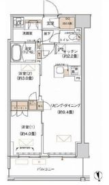 プライムネクサス大森北 326 間取り図