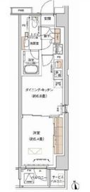 プライムネクサス大森北 701 間取り図