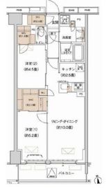 プライムネクサス大森北 702 間取り図