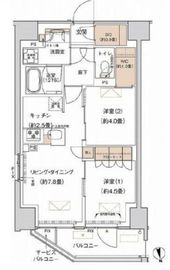 プライムネクサス大森北 543 間取り図