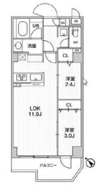 ドゥーエ曳舟 109 間取り図