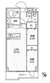 ドゥーエ曳舟 108 間取り図