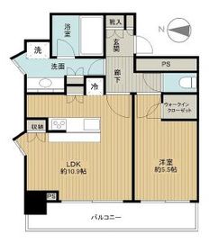 ワールドシティタワーズ ブリーズタワー 27階 間取り図