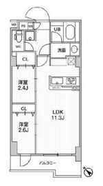 ドゥーエ曳舟 308 間取り図