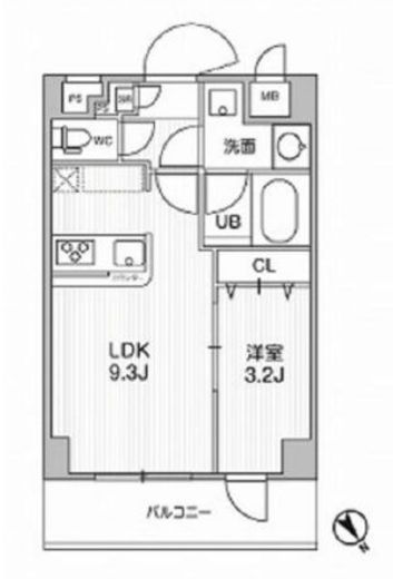 ドゥーエ曳舟 302 間取り図
