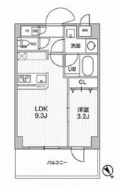 ドゥーエ曳舟 404 間取り図