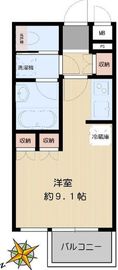 ダイナシティ市谷仲之町 3階 間取り図