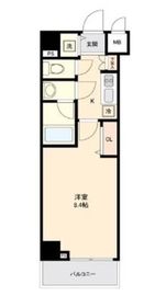 コンシェリア早稲田Green Forest 5階 間取り図