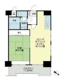 ライオンズマンション下目黒 6階 間取り図